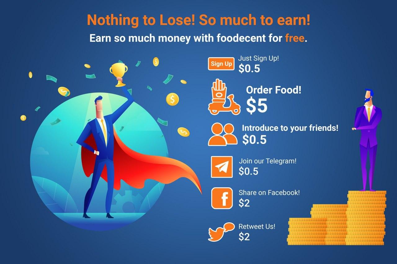 Foodecent Airdrop » Claim free FDD tokens (~ $3.5 + ref)