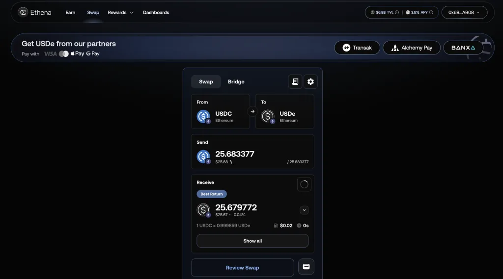 swapping-to-usde-stablecoin